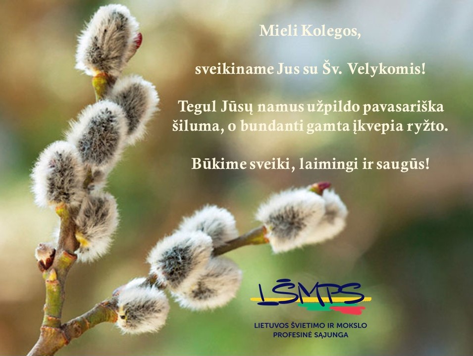 LŠMPS Velykinis sveikinimas